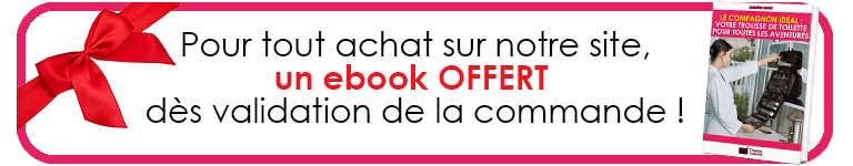 Publicité eBook Offert Trousse de Toilette